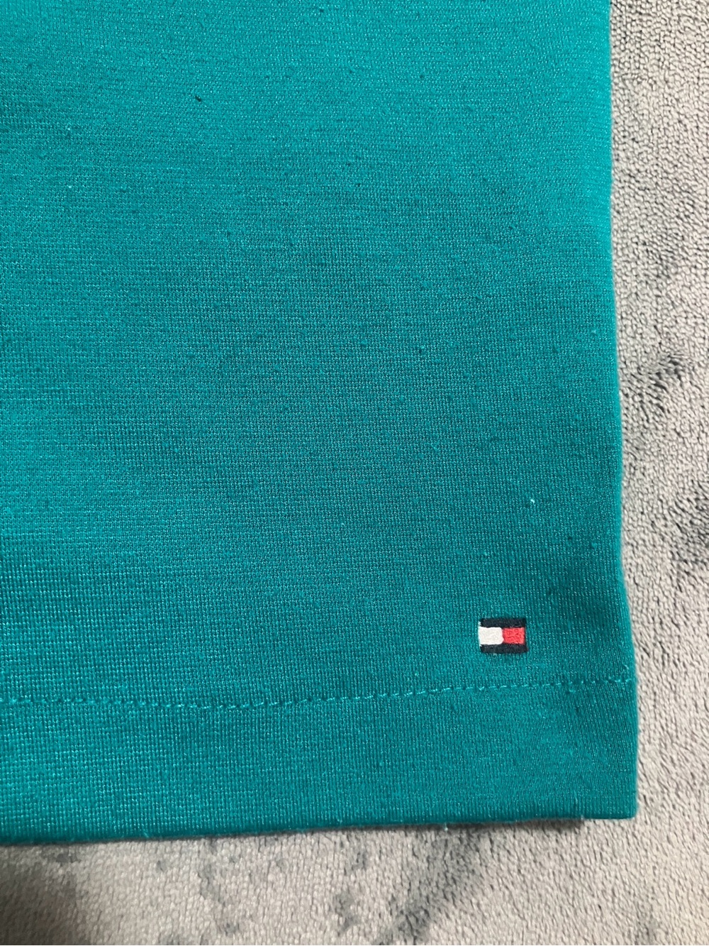 Tommy Hilfiger Teal Sleeveless Dress with Chevron Detail – Girls 3T – EUC - Picture 4 of 7